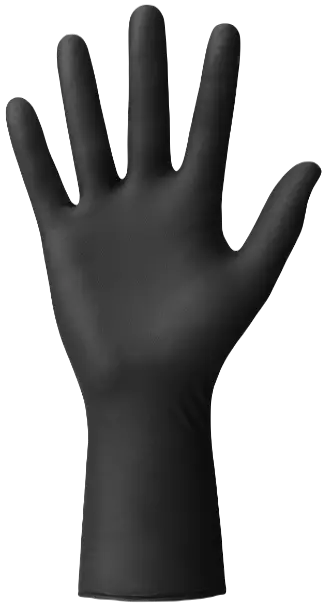 Rękawice nitrylowe czarne L 100 sztuk Ideall Nitrile Moto Mercator