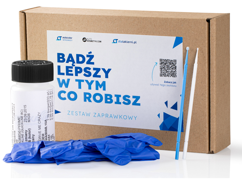 Lakier zaprawkowy 50 ml każdy kolor + 2 patyczki do aplikacji