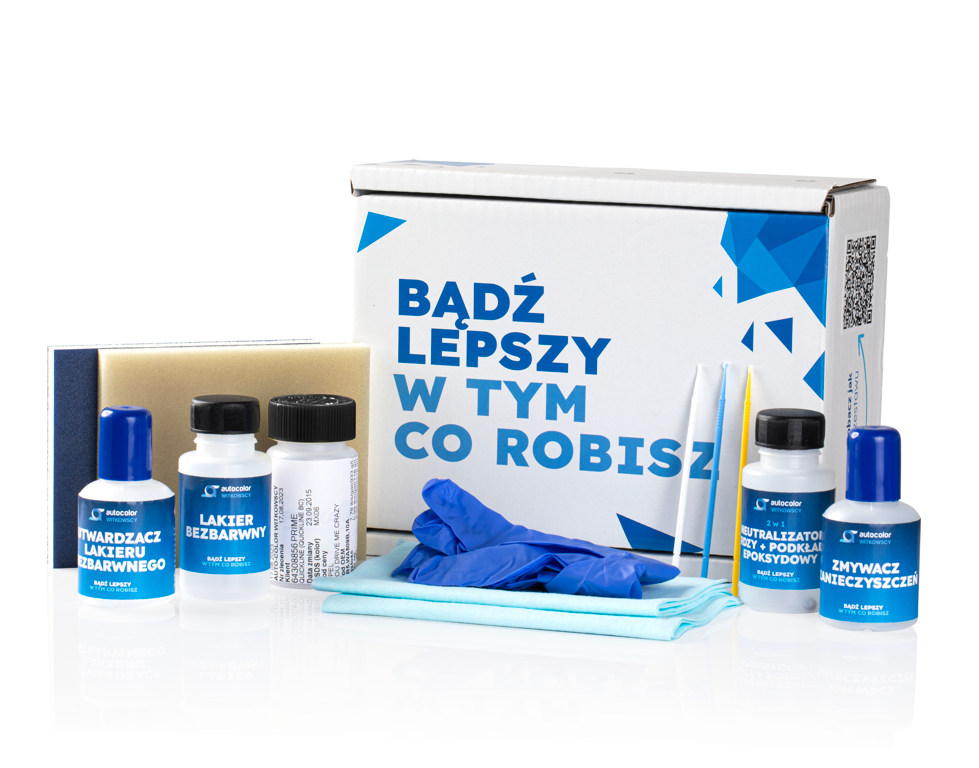 Lakier zaprawkowy 50 ml każdy kolor + zestaw na rdzę MAX