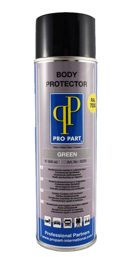 Akrylowa, antykorozyjna farba w kolorze kataforezy zielona 500 ml Expert Karo Line Protector Pro Part