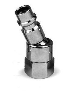 Nypel króciec przyłacze powietrza obrotowe gwint wewnętrzny  1/4" Iwata VGRSWF